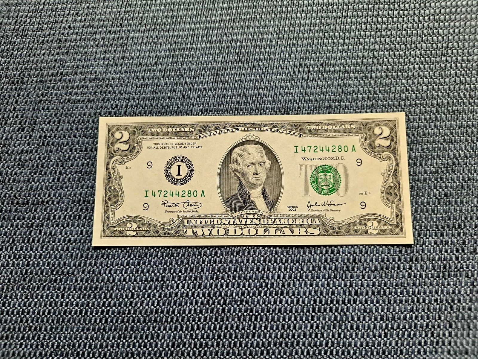 행운의 2달러 지폐첩 > 미국 지폐 | 추억의옛날돈