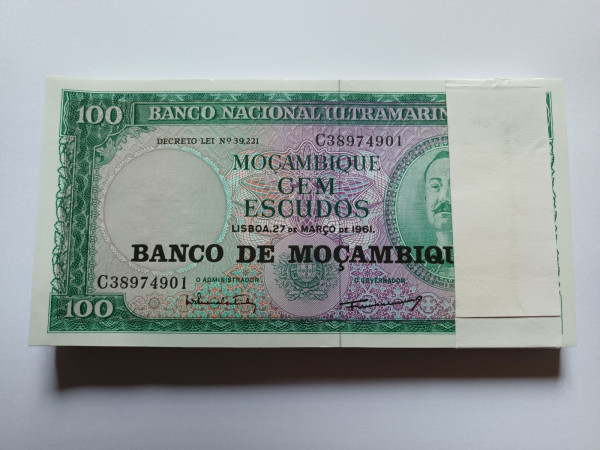 모잠비크 100 에스쿠도스 가쇄권